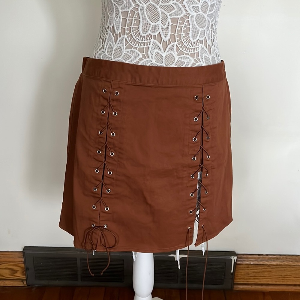 Wild Fable. Cooper Color Mini Skirt